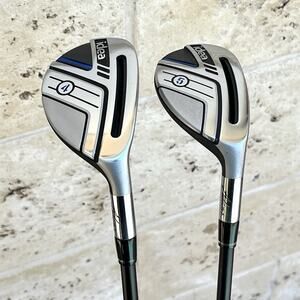 ADAMS Idea 2014 4 & 5 Hybrids Set Senior-Flex 55g Graphite RH 40" 39" Nice!